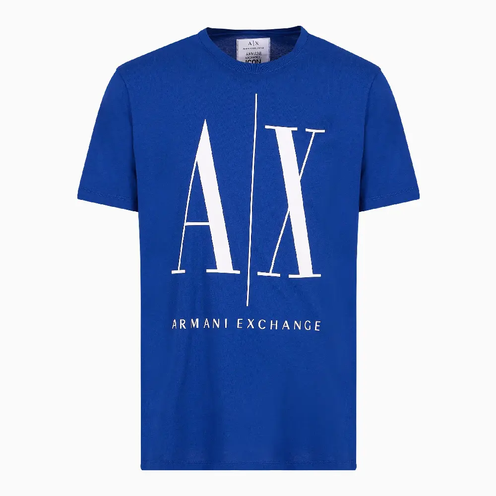 

Футболка Armani Exchange Icon Logo Regular Fit, синий