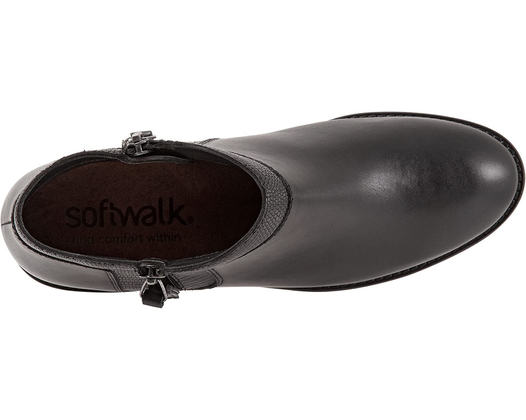 сапоги warner softwalk цвет luggage Ботинки Rubi SoftWalk, черный