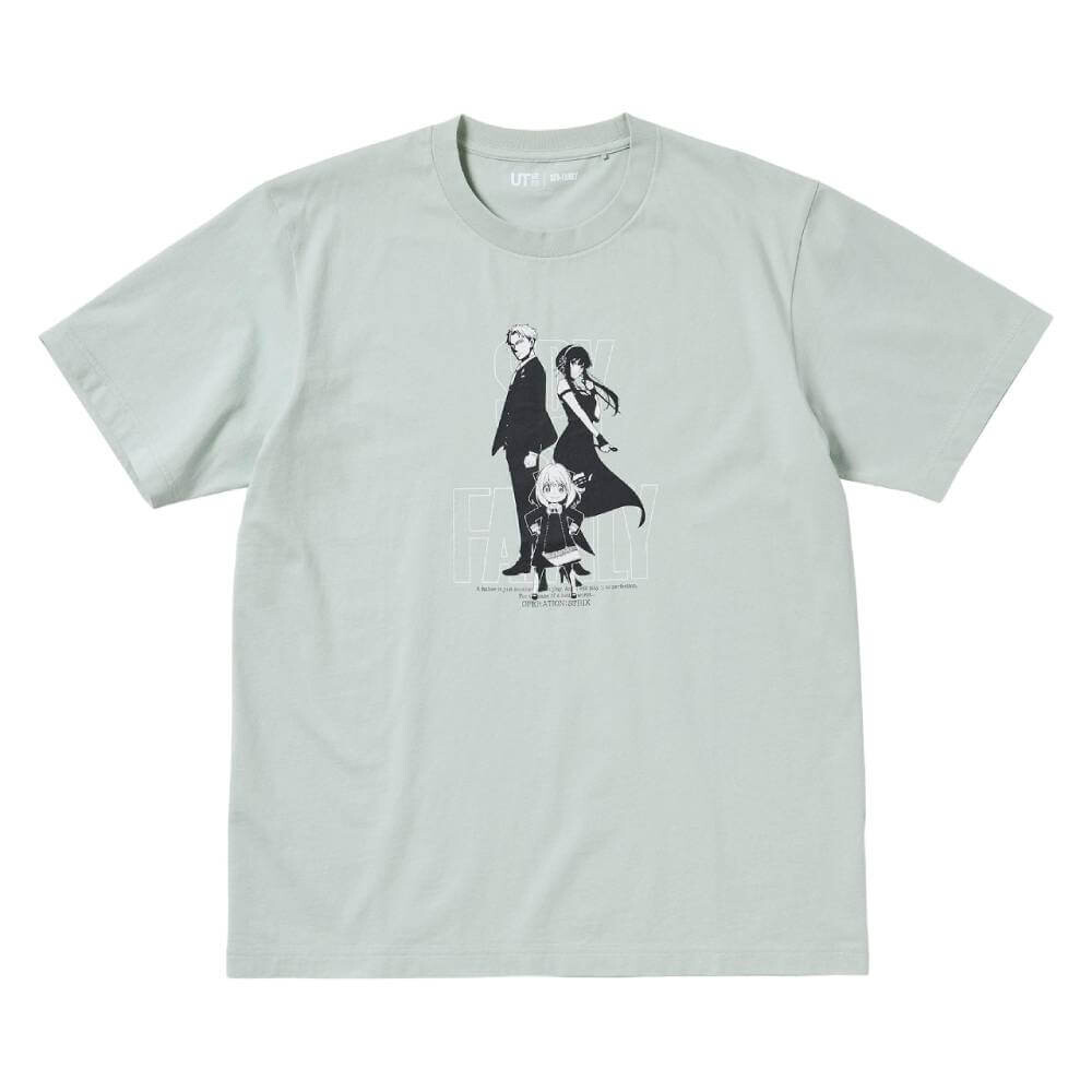 

Футболка Uniqlo UT Spy x Family, светло-зеленый
