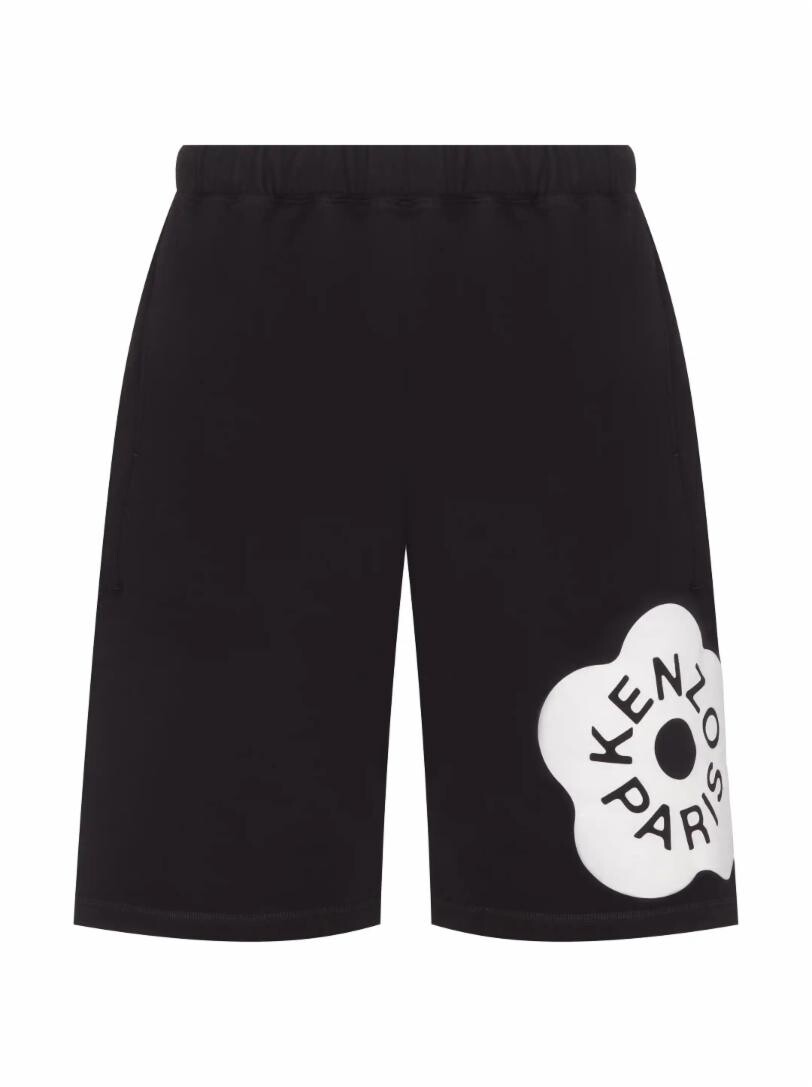 

Хлопковые шорты с логотипом Kenzo