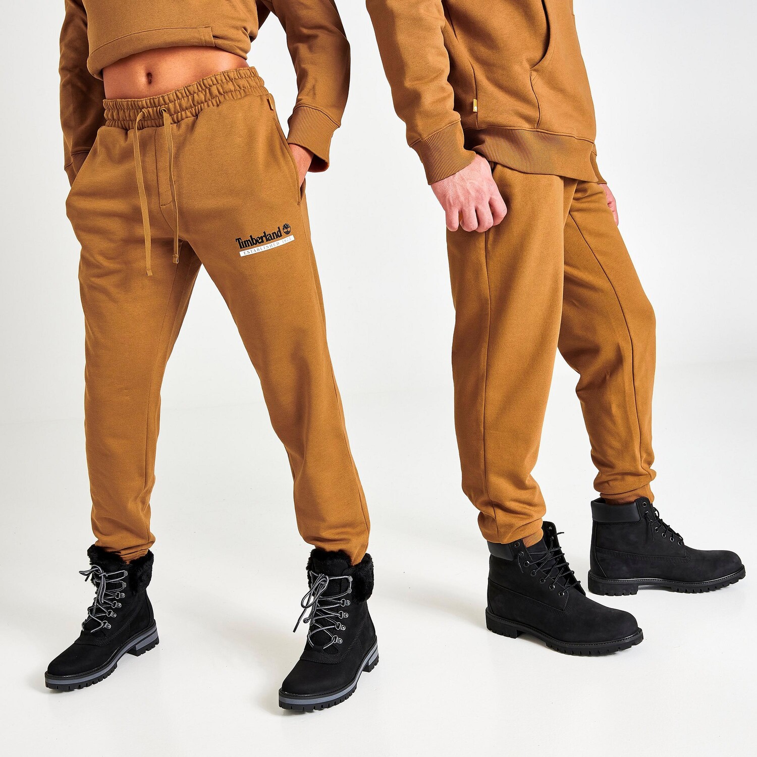 

Флисовые джоггеры с логотипом Timberland 1973 года выпуска, бежевый