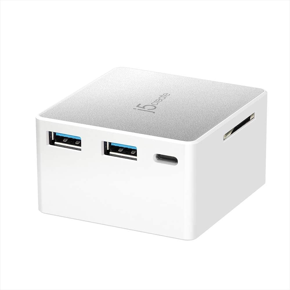 Док-станция j5create Powered Mini USB-C, белый - фото