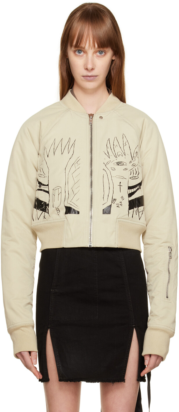 

Бомбер Off-White Faun Rick Owens Drkshdw