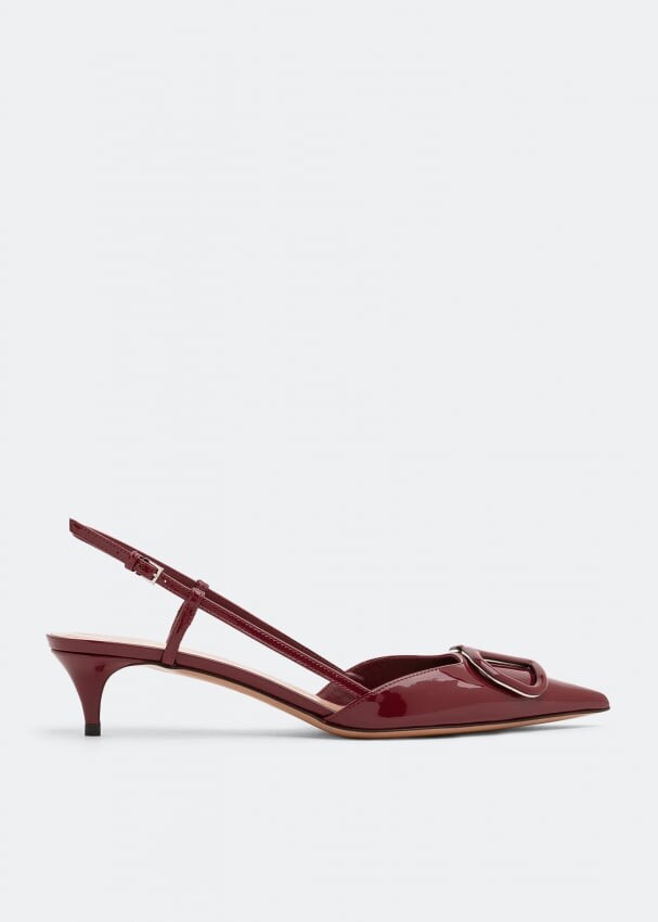 

Туфли VALENTINO GARAVANI VLogo Signature slingback pumps, красный