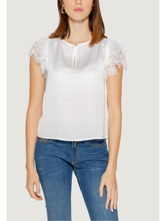 

Короткая блузка Guess, белый