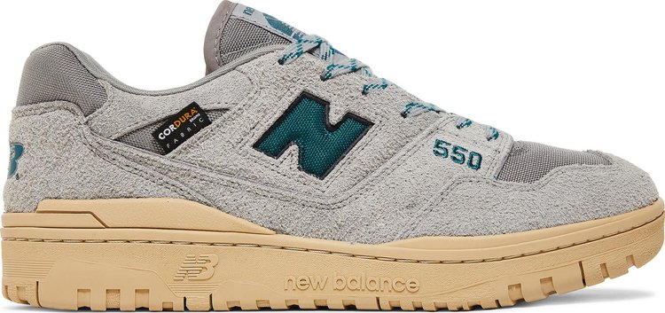 Кроссовки New Balance size? x 550 'Cordura Pack - Grey Cream', серый - фото