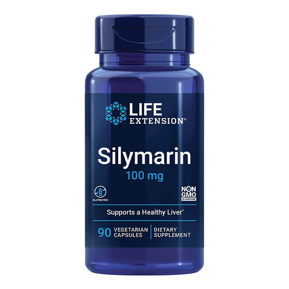 Пищевая добавка Life Extension Silymarin 100 мг, 60 капсул ингибитор 5 lox с apresflex 100 мг 60 капсул life extension