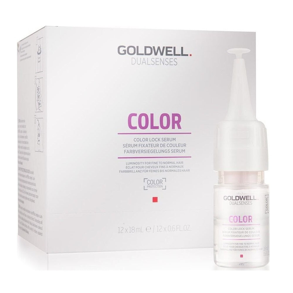 

Goldwell Dualsenses Color Intensive Conditioning Serum интенсивная сыворотка для фиксации цвета для нормальных и тонких волос 12x18 мл