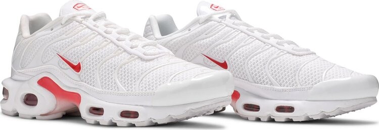 Nike Wmns Air Max Plus White Track Red CDEK.Shopping