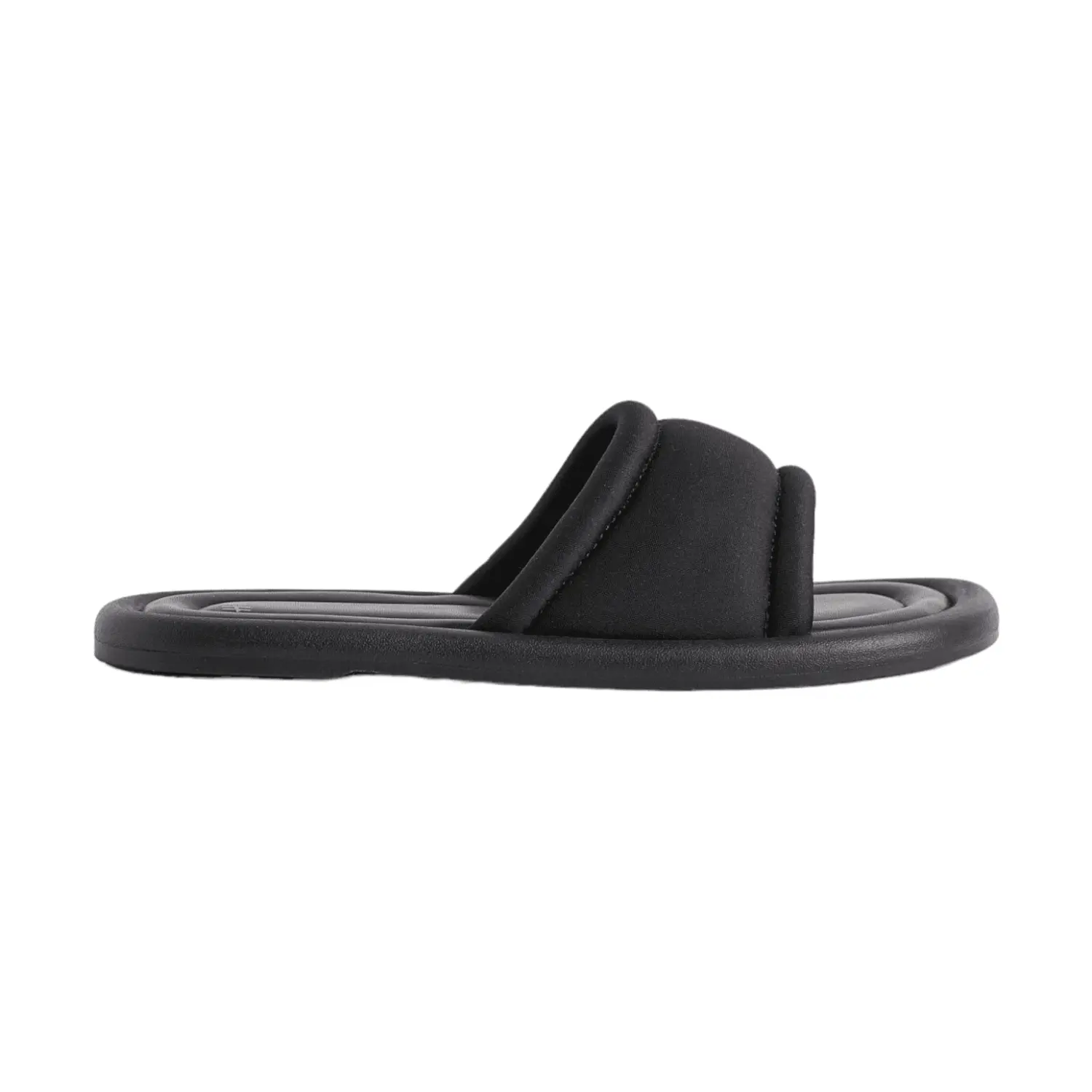 

Сланцы H&M Faux Leather, черный