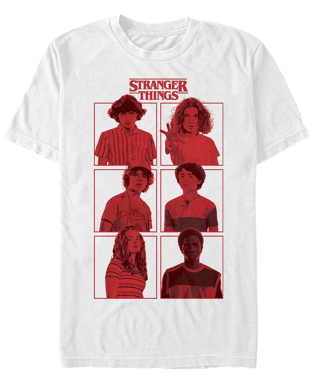 

Мужская футболка с коротким рукавом box up stranger things season 3 Fifth Sun, белый