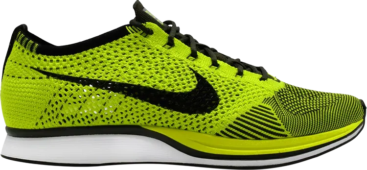 

Кроссовки Nike Flyknit Racer 'Volt', зеленый
