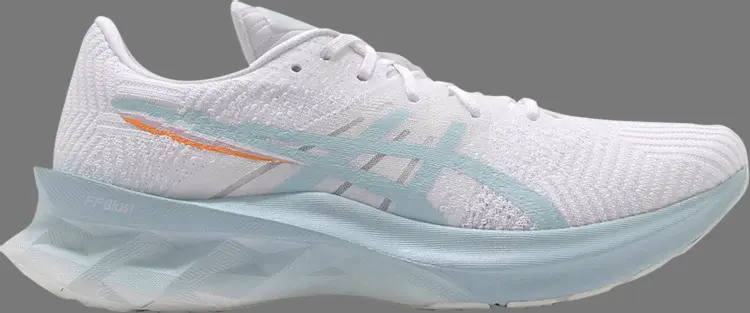 

Кроссовки wmns novablast 'pixel noise - white aqua angel' Asics, белый