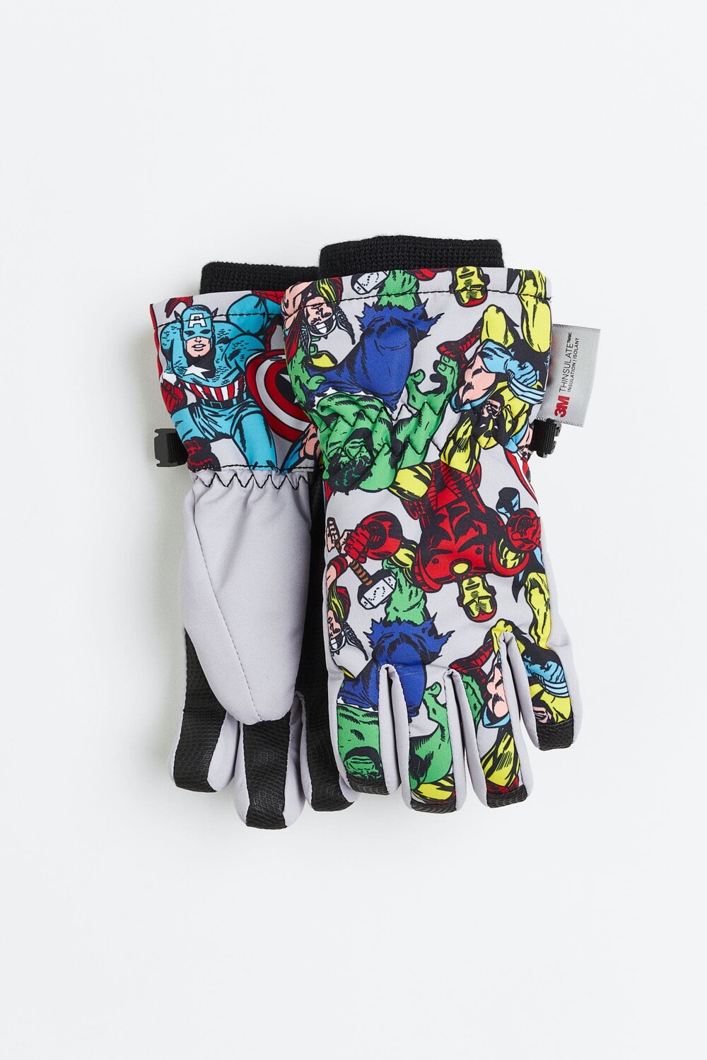 

Водонепроницаемые лыжные перчатки H&M The Avengers, серый