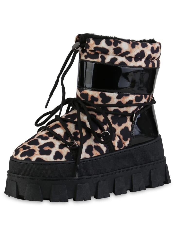 

Ботильоны VAN HILL Winter Boots Samantha, цвет schwarz lack leo