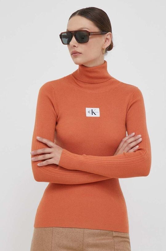 

Свитер Calvin Klein Jeans, оранжевый