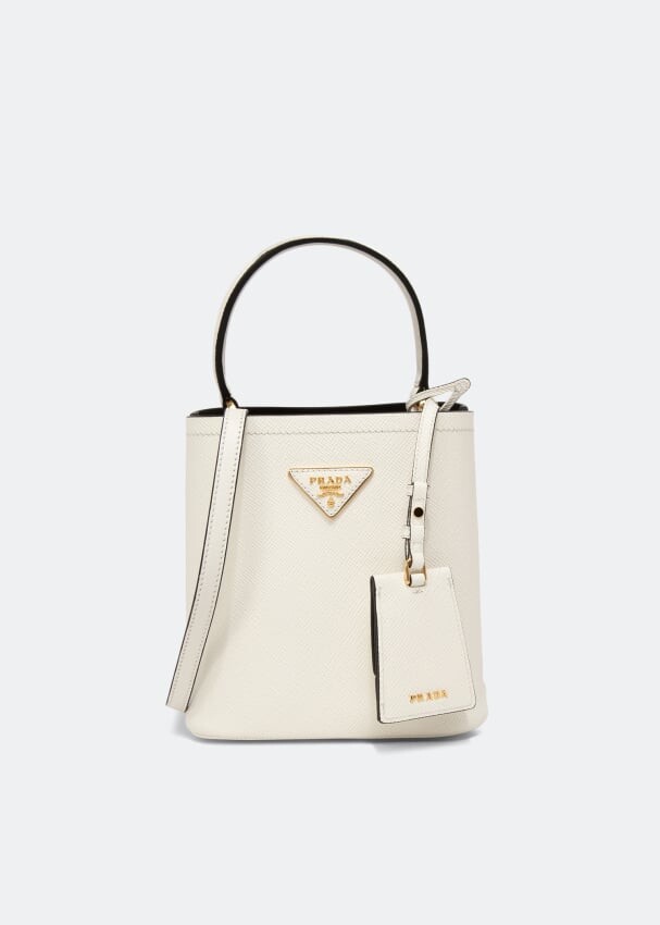 

Сумка Prada Panier Leather, белый