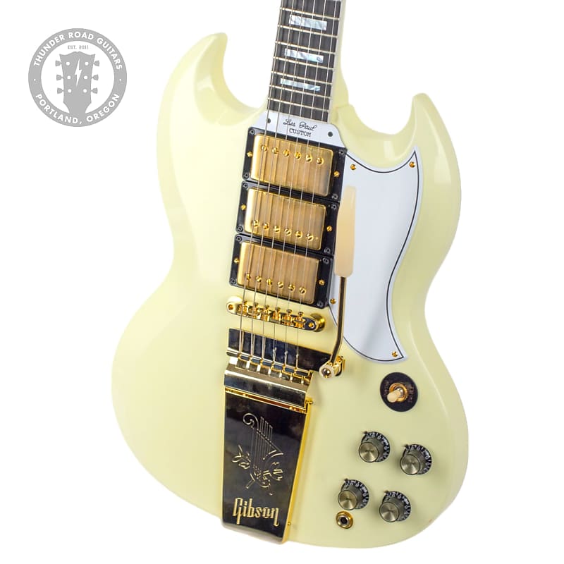 цена Электрогитара Gibson Custom 1963 Les Paul SG Custom Reissue w/Maestro Vibrola