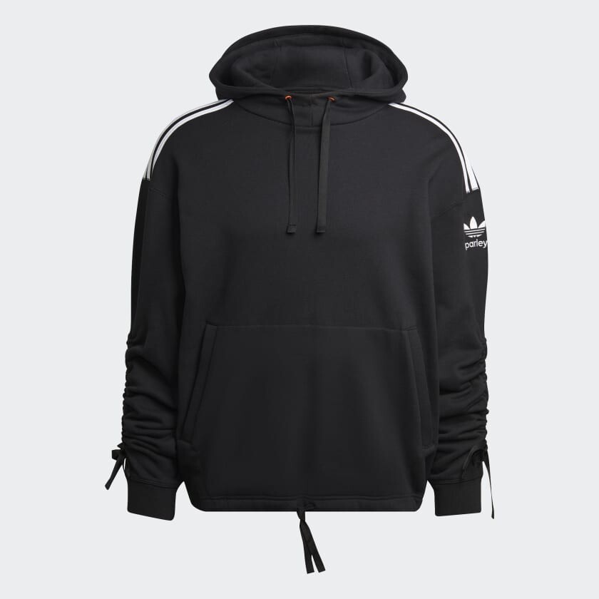 

Худи Adidas Adicolor Parley, черный/белый