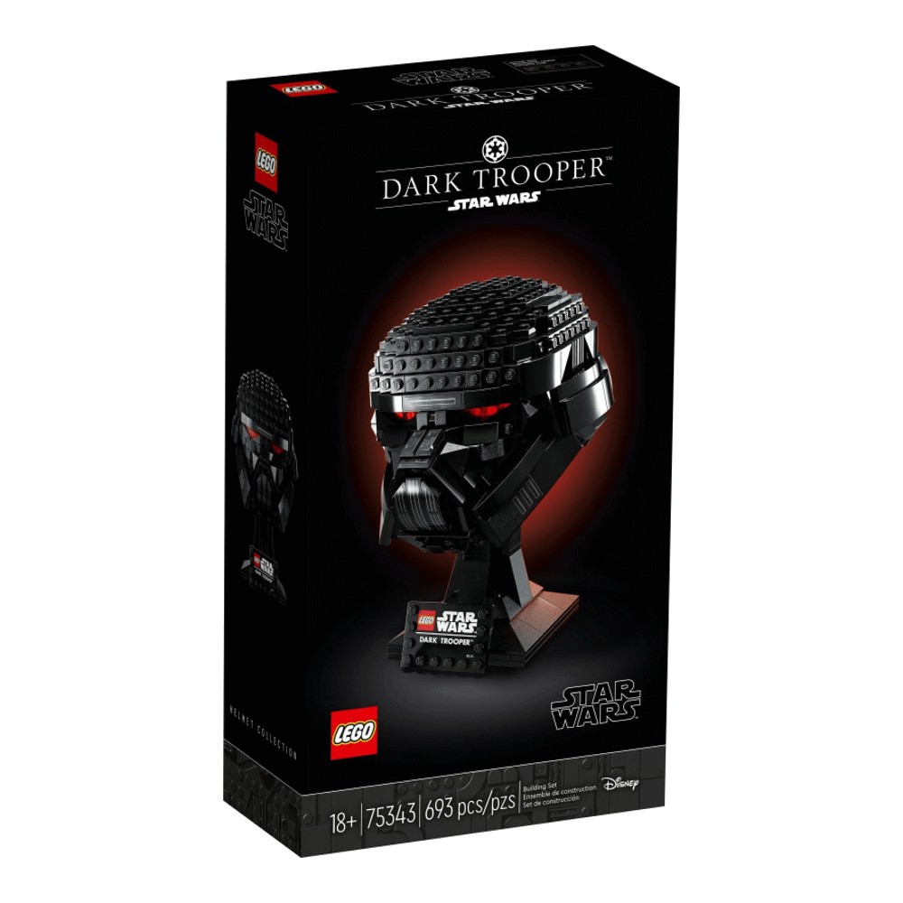 Конструктор LEGO Star Wars 75343 Шлем темного штурмовика конструктор шлем пехотинца разведчика lego 75305