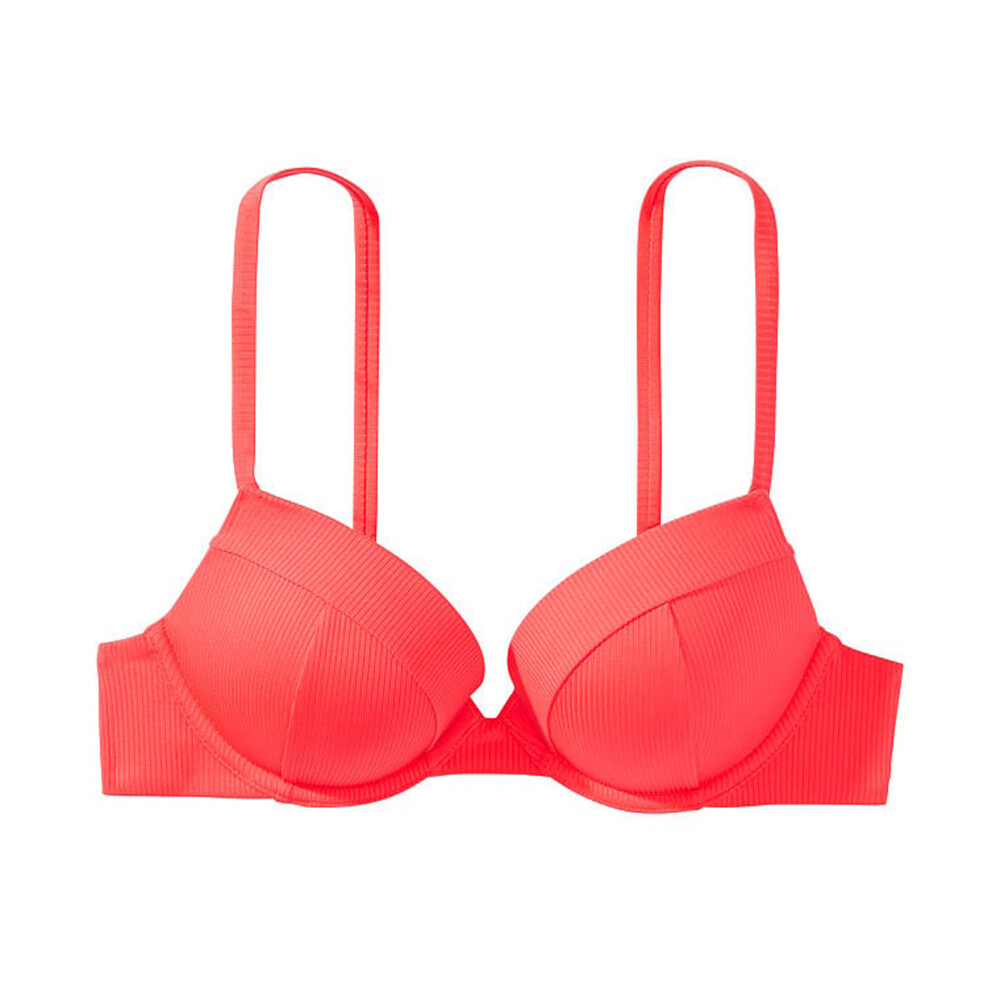

Верх от купальника Victoria's Secret Swim Mix-and-Match Sexy Tee Push-Up, коралловый, Красный