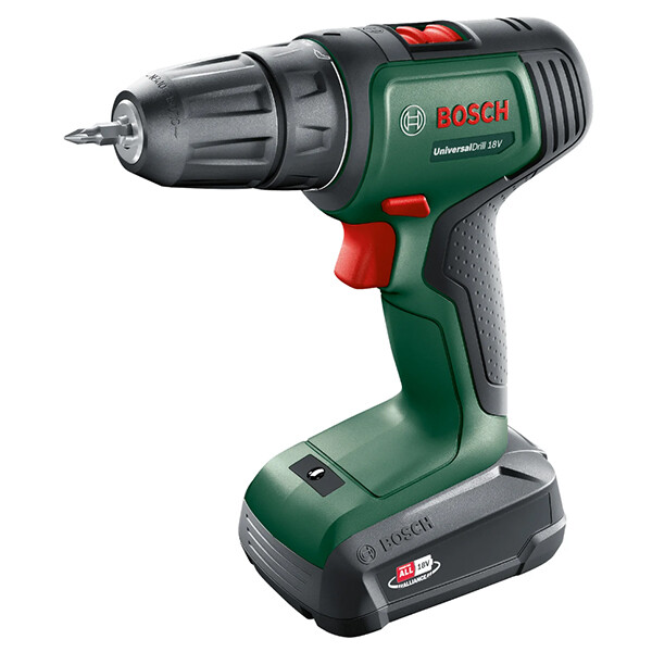 

Дрель-шуруповерт BOSCH UniversalDrill 18V 06039D4001, зеленый