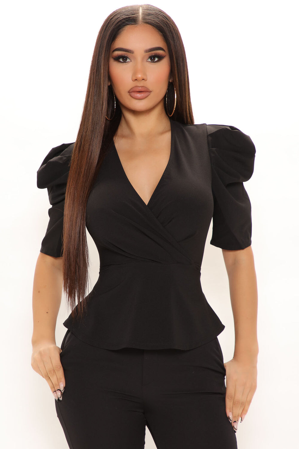 

Топ Fashion Nova TB4968, черный