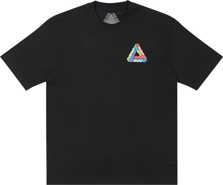 Футболка Palace Tri-Visions T-Shirt 'Black', черный