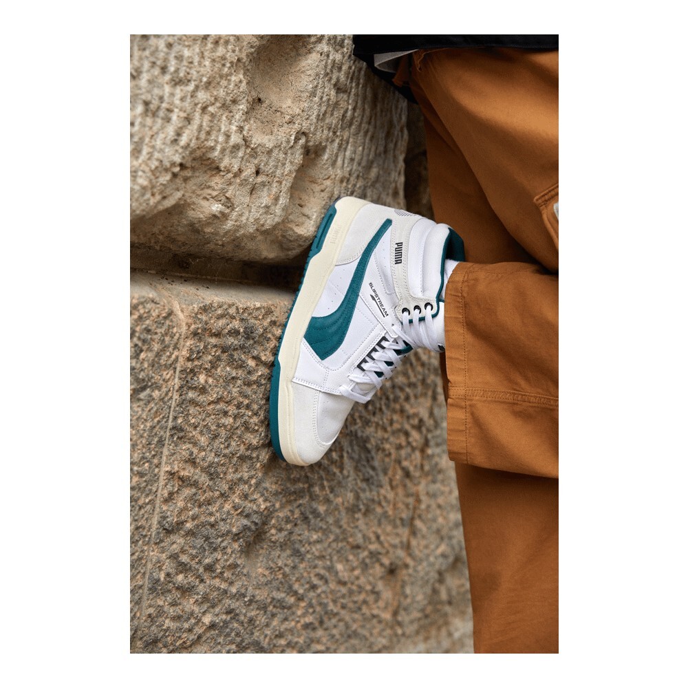 

Кроссовки Puma Slipstream Mid Heritage Unisex, white/varsity green