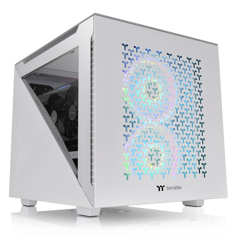 

Корпус Thermaltake Divider 200 TG Air, Mini Tower, черный