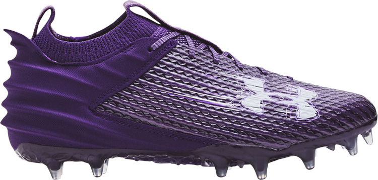 Under armour hot sale purple cleats