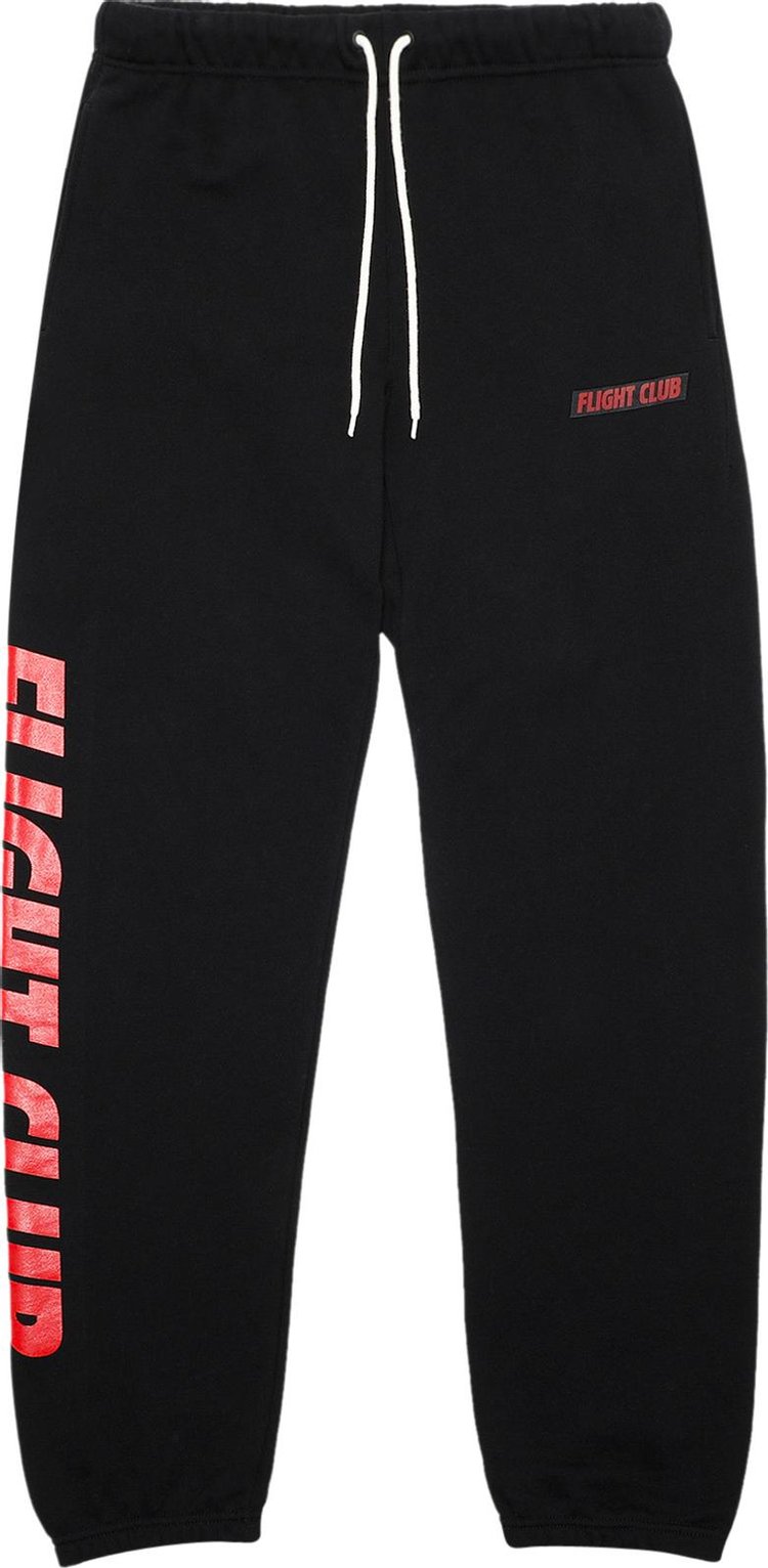 Спортивные брюки Flight Club Oversized Logo Sweatpants 'Black', черный