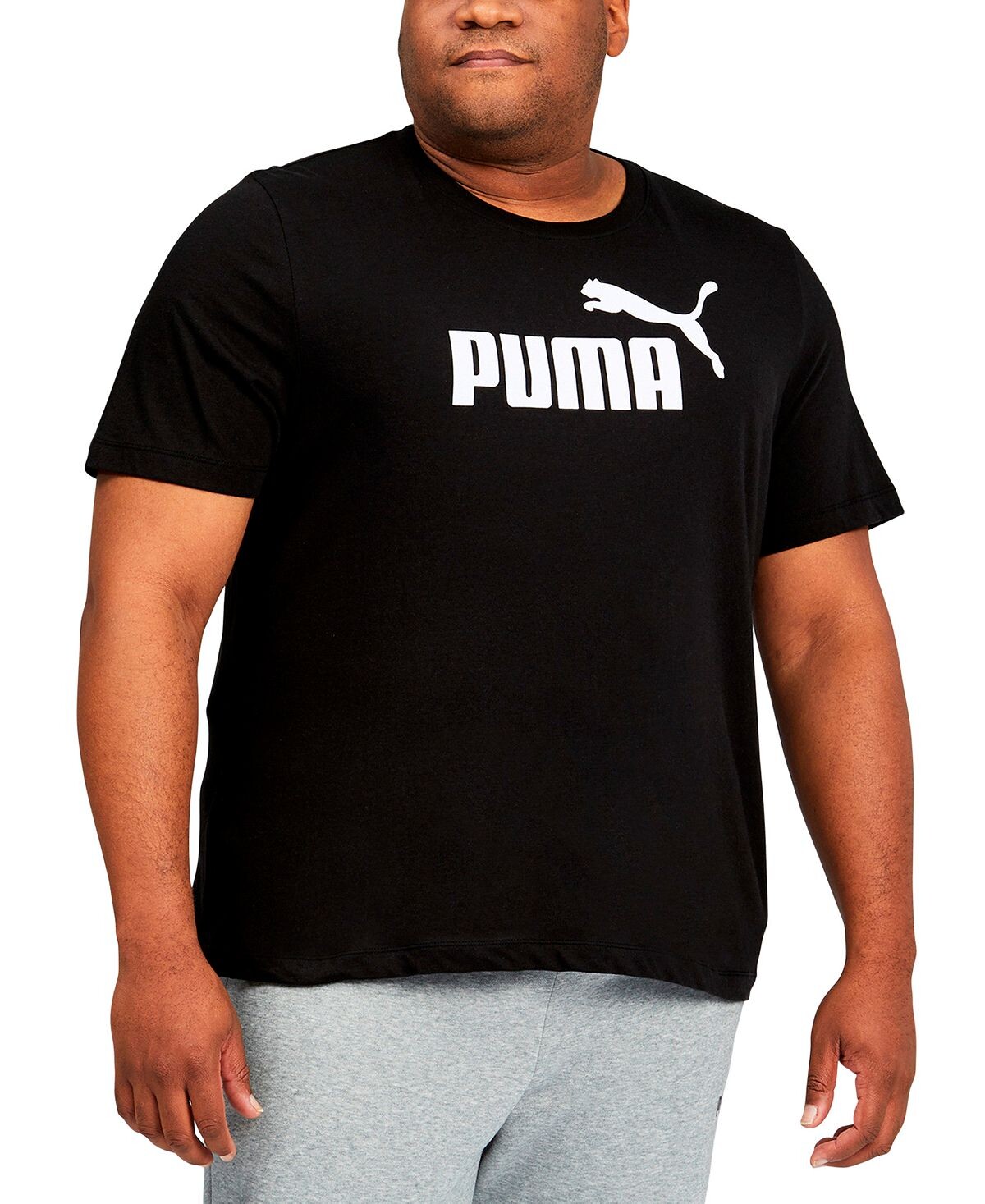 

Мужская футболка с логотипом big and tall Puma, черный