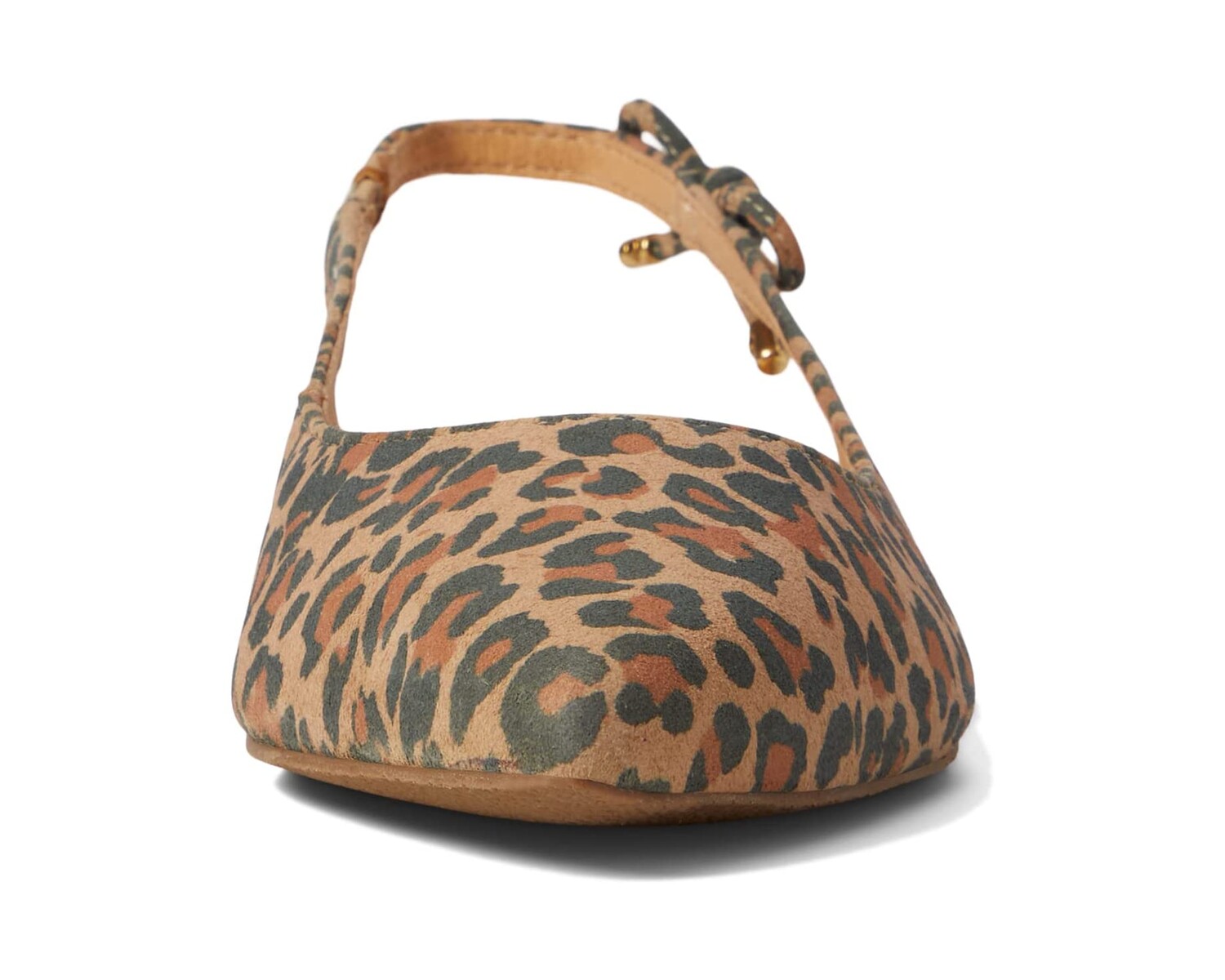 

Туфли на плоской подошве Serena Slingback Suede Jack Rogers, леопард