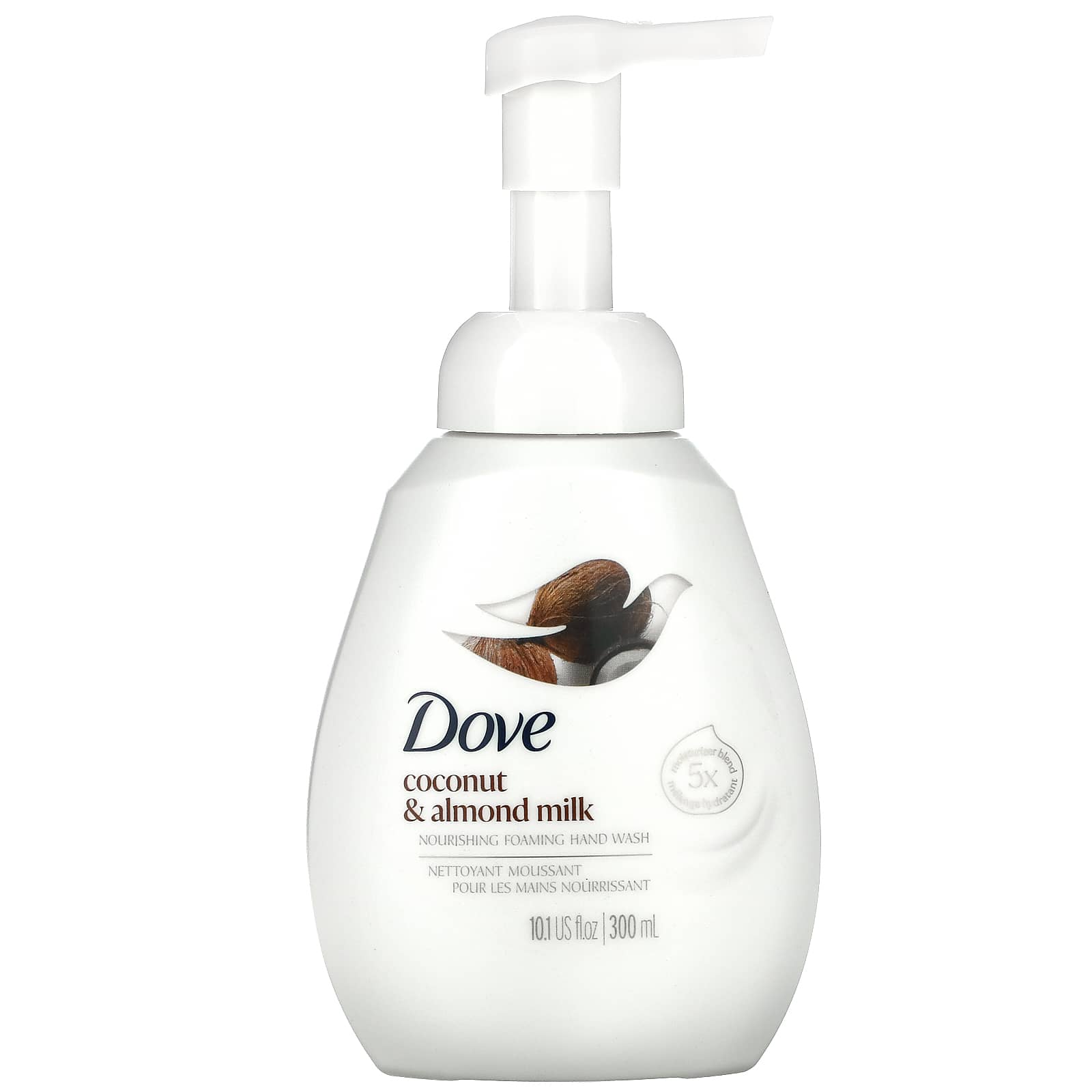Питательная Пенка Dove для мытья рук, кокосовое и миндальное молоко, 300 мл цена и фото