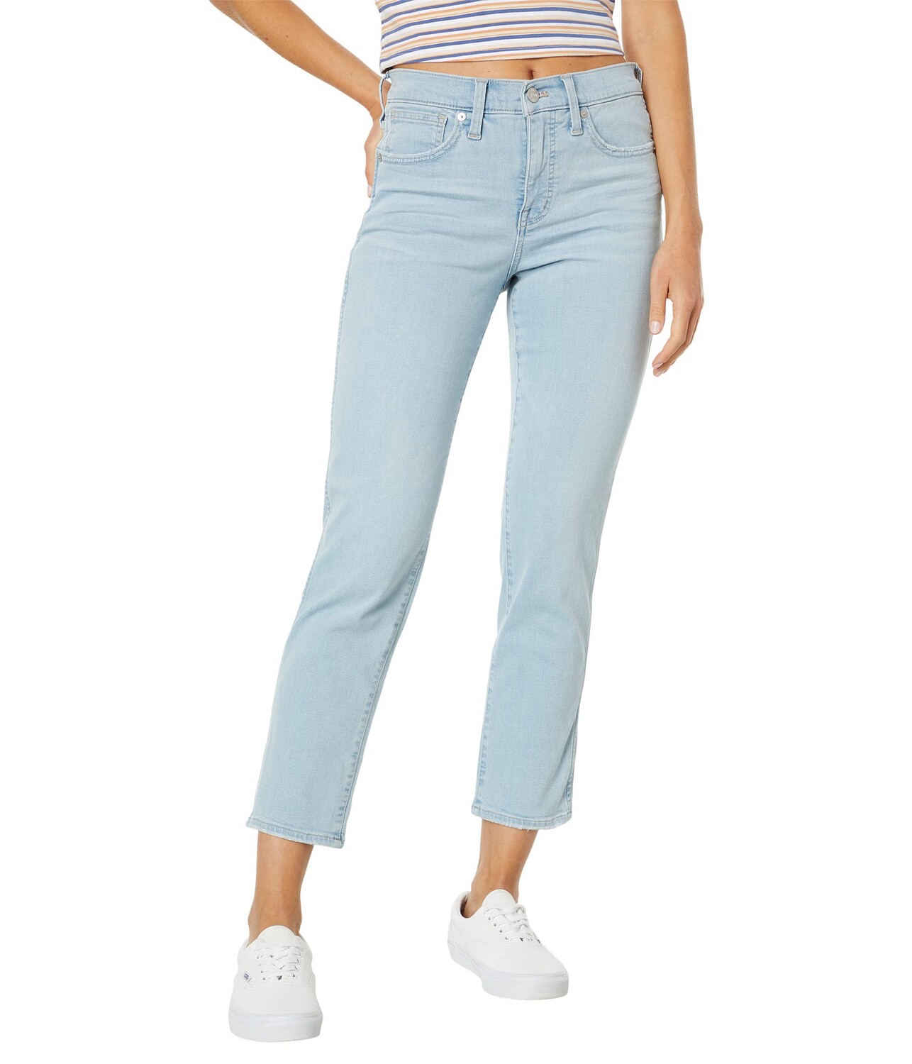 

Джинсы Madewell, Mid-Rise Stovepipe Jeans in Ternhill Wash