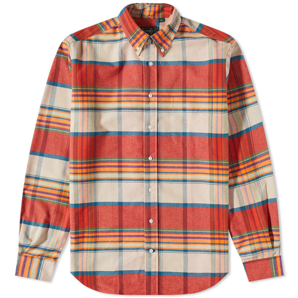 

Рубашка Gitman Vintage Button Down Moleskin Flannel Shirt