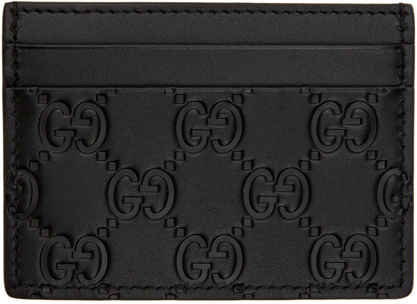 

Черный холдер для карт GG Gucci