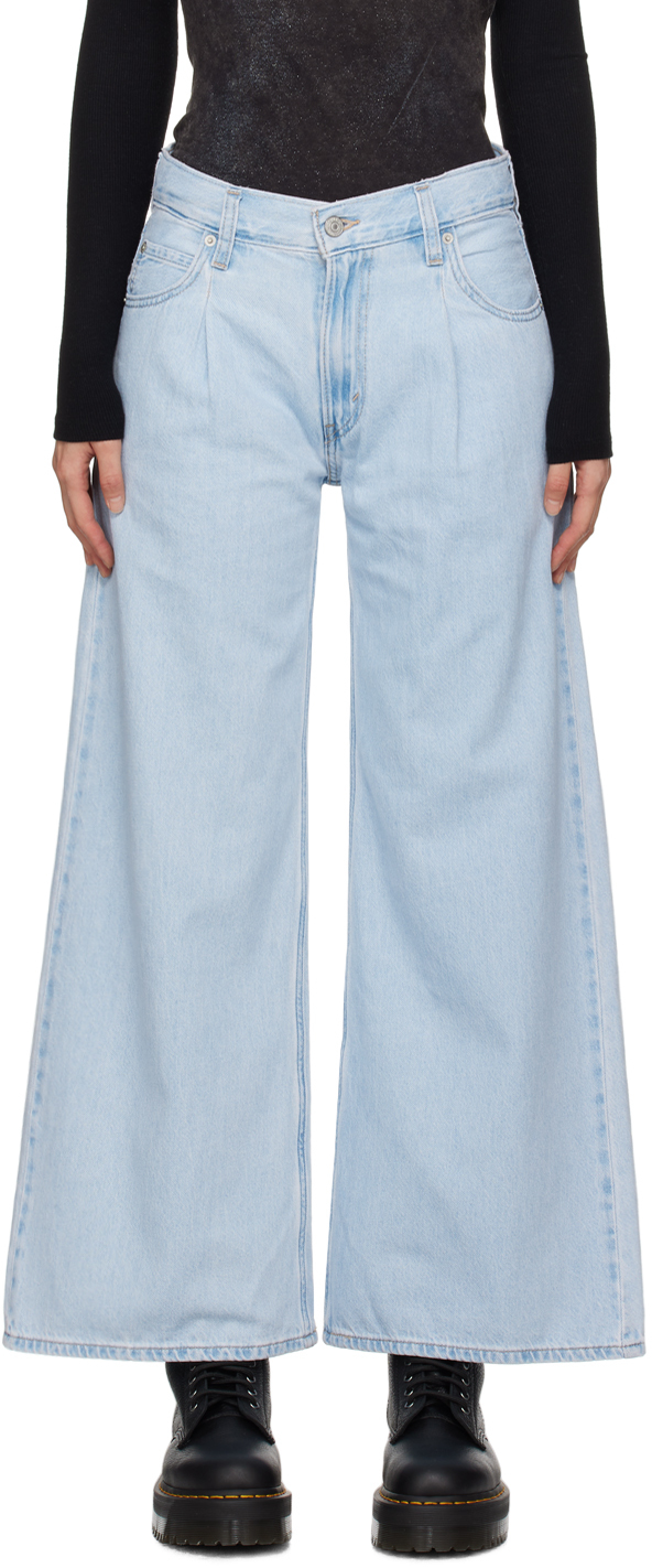 Синие широкие джинсы Baggy Dad Levi'S, цвет Never going to change