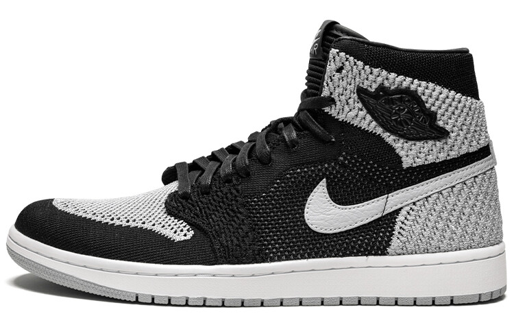 

Jordan 1 Retro High Flyknit Shadow Черный/Серый/Белый