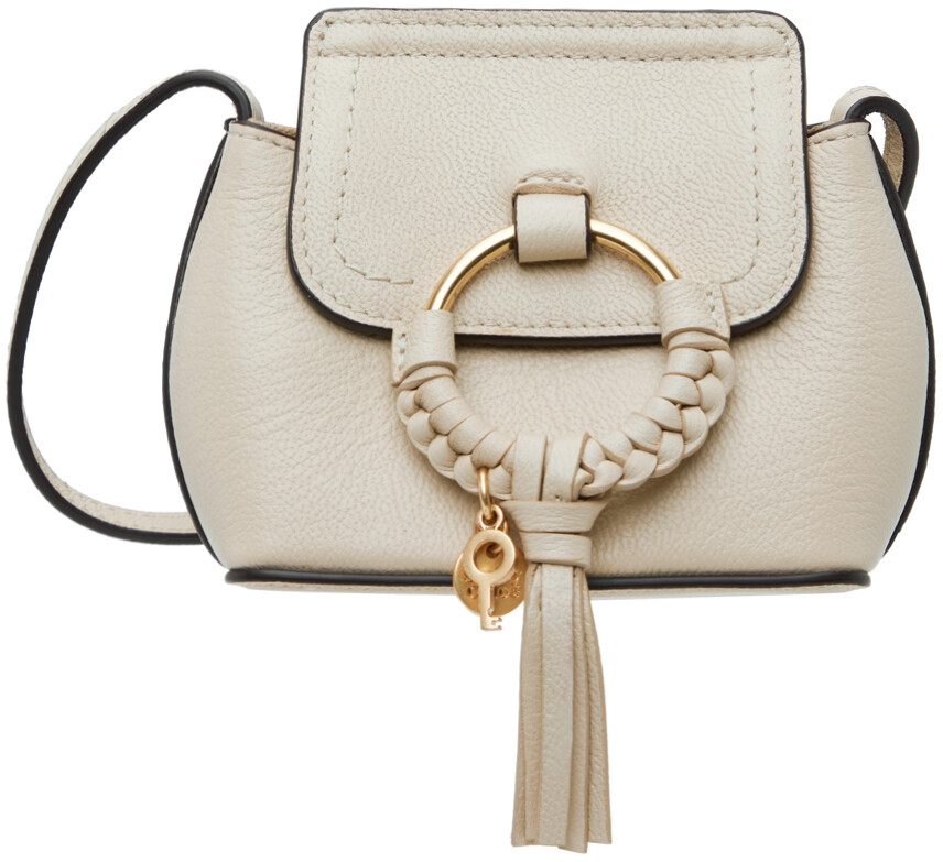 

Бежевая микро-сумка Joan See by Chloé