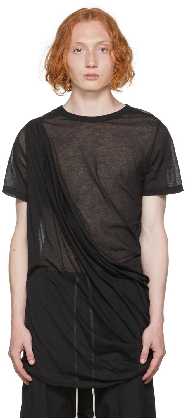 

Черная футболка с гимном Rick Owens