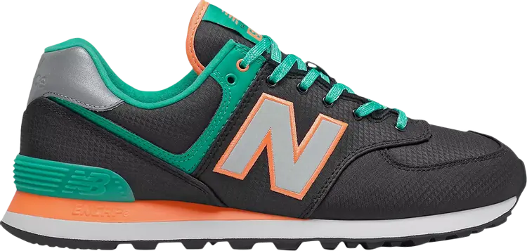 

Кроссовки New Balance 574 'Black Emerald Sky', черный