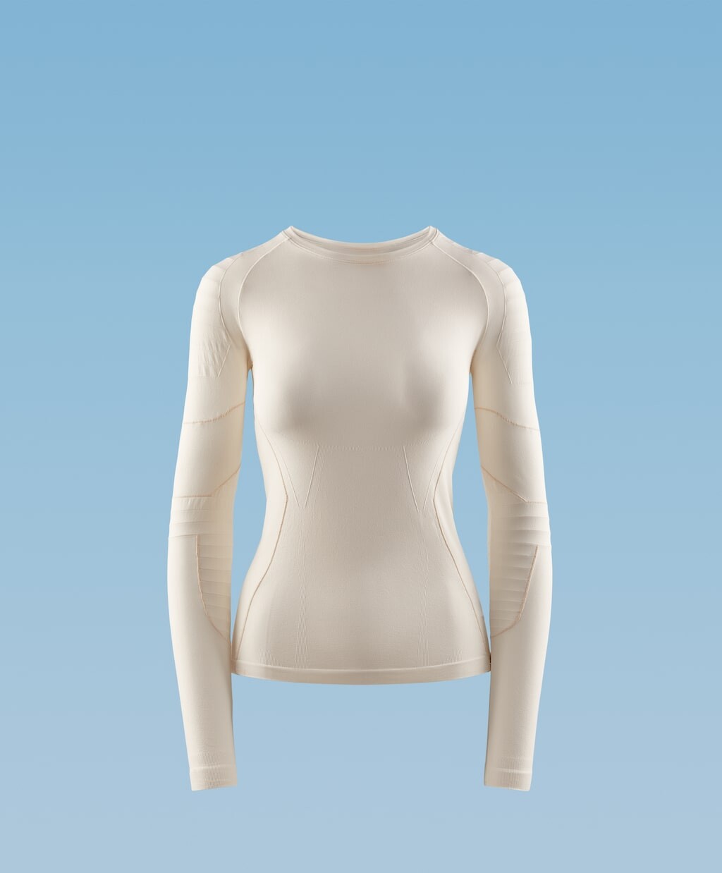 

Футболка Oysho Textures Seamless Long-sleeved, белый