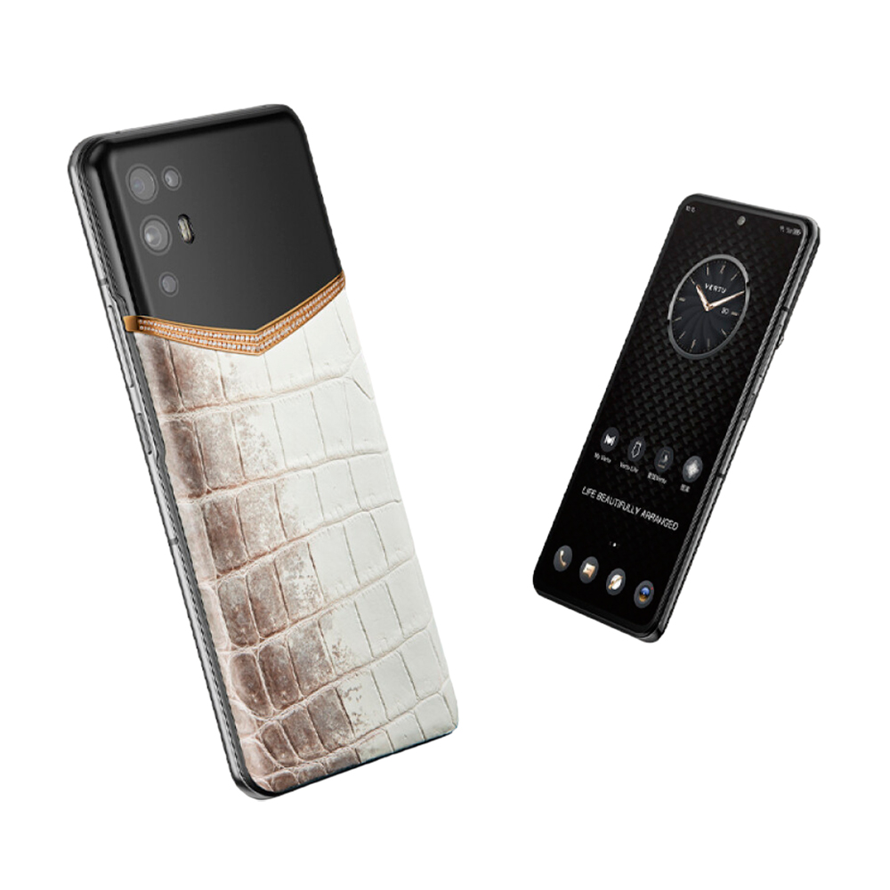 Смартфон Vertu iVERTU 18K Gold Himalaya Alligator, 12Гб/512Гб, 2 Nano-SIM,  черный/белый/золотой