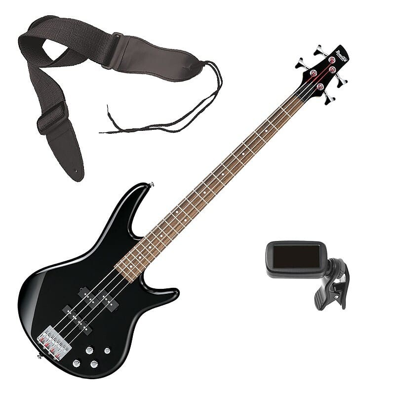 

Ibanez GSR200 4-струнная бас-гитара - черный BONUS PAK