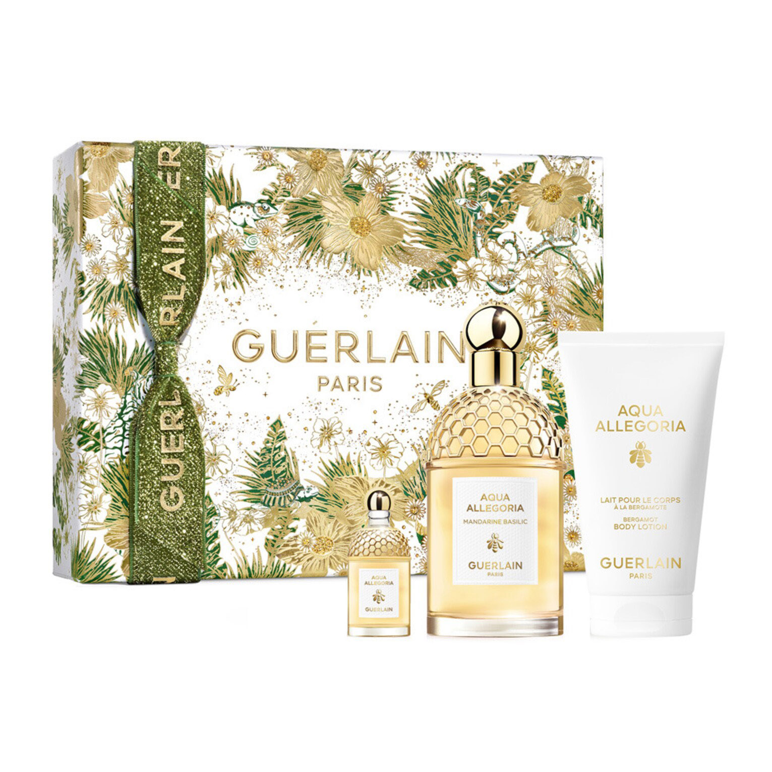 Подарочный парфюмерный набор Guerlain Aqua Allegoria Mandarine Basilic, 3  предмета