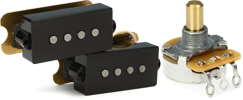 

Fender Custom Shop '62 Precision Bass Pickup Bundle с Fender Pure Vintage 250k Solid Shaft Potentiometer - Volume or Tone 0990831000=1 0992214000=1