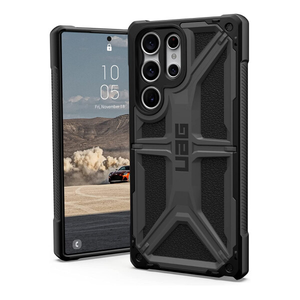 Чехол UAG Monarch, для Samsung Galaxy S23 Ultra, серебристый