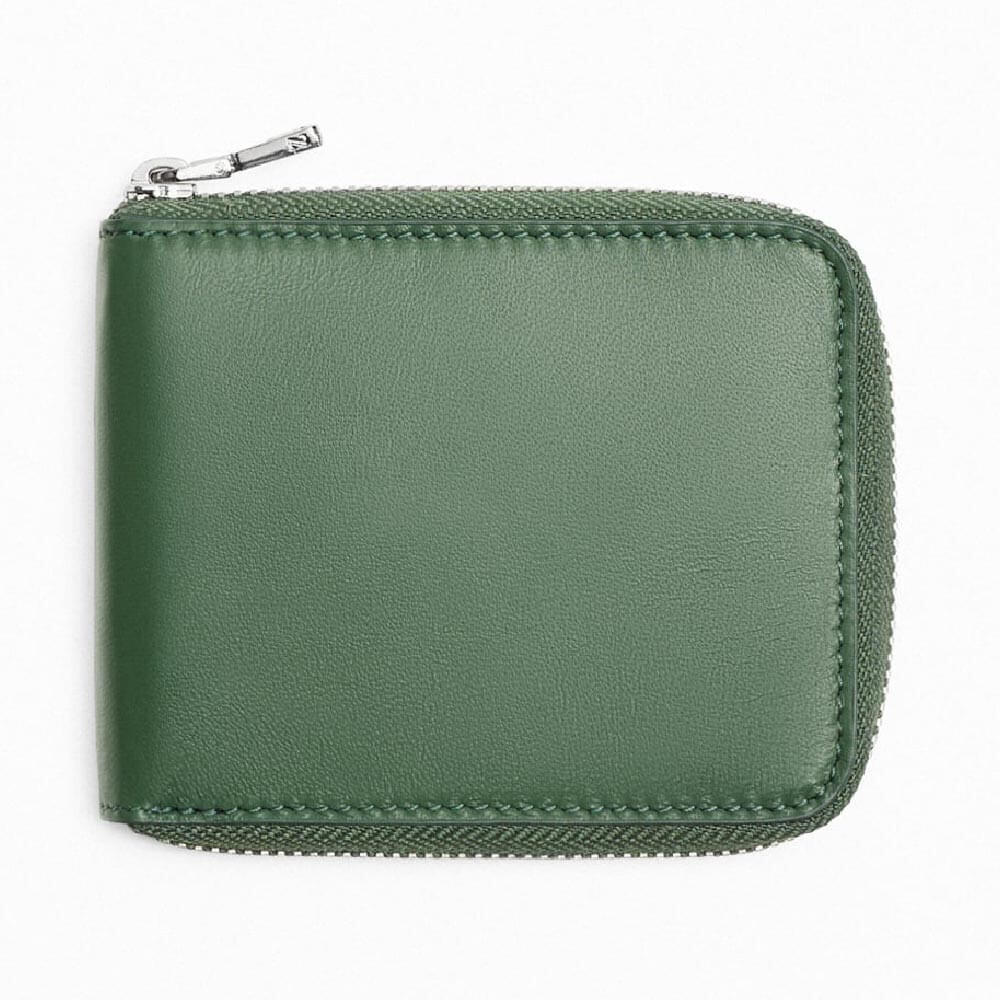 

Бумажник Zara Leather With Coin Purse, темно-зеленый